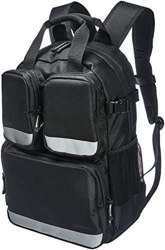 AmazonBasics - Mochila para herramientas, 23 bolsillos con 3 bolsillos delanteros