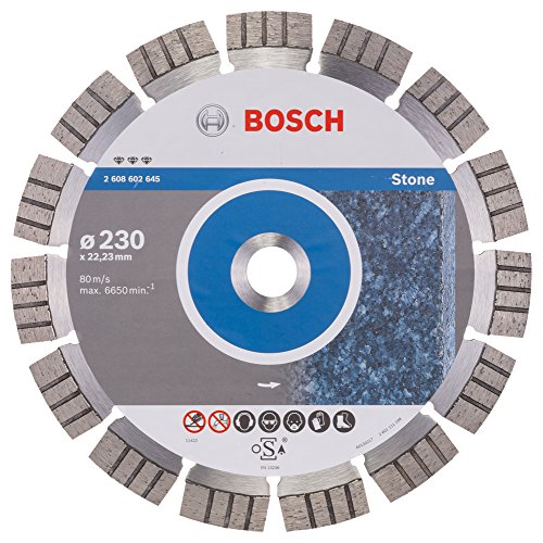 Bosch 2 608 602 645 - Disco de corte de diamante Best for Stone - 230 x 22,23 x 2,4 x 15 mm (pack de 1)