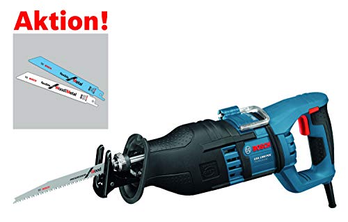 Bosch GSA 1300 PCE Professional - Sierra de sable (4.1 kg, 161 mm, 475 mm, Negro, Azul)