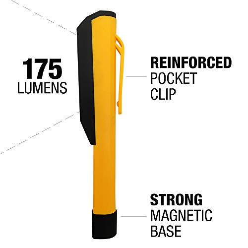 CAT CT1000 lámpara de inspección - Lámparas de inspección (150 lm, Negro, Amarillo, Acrilonitrilo butadieno estireno (ABS), 14 mm, 31,8 mm, 152,4 mm)