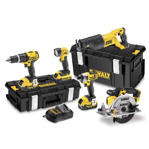 Dewalt DCK591M3-GB - Juego de herramientas eléctricas (18 voltios, pack de 5)