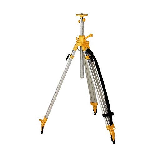 DEWALT DE0735-XJ - Trípode con cabezal telescópico de ajuste milimétrico y patas extensibles (1.15m - 3.0m)