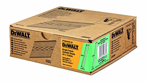 DeWalt DT99628PB-QZ DT99628PB-QZ-Cabeza Brillante polida 2.8X 63mm, Plata, 2.8 x 63mm