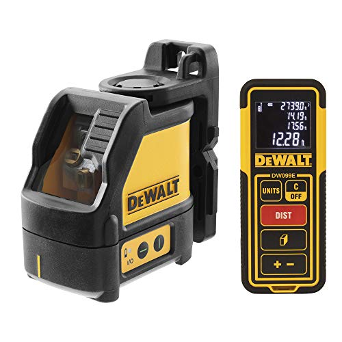 DEWALT DW0889CG-XJ Pack nivel láser en cruz verde DW088CG + medidor DW099E