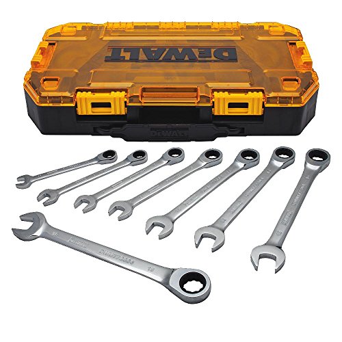 DEWALT - Juego de llaves combinadas de trinquete (8 piezas), DWMT74734