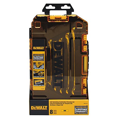 DEWALT - Juego de llaves combinadas de trinquete (8 piezas), DWMT74734