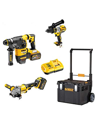 DEWALT Kit FVK381TST2HD-QW FLEXVOLT 54V/18V (DCH333 + DCD996 + DCG414 + 2 baterías 54V/18V Li-Ion 6,0 Ah + DCB118 + DS450 DWST1-75668)"Brushless"