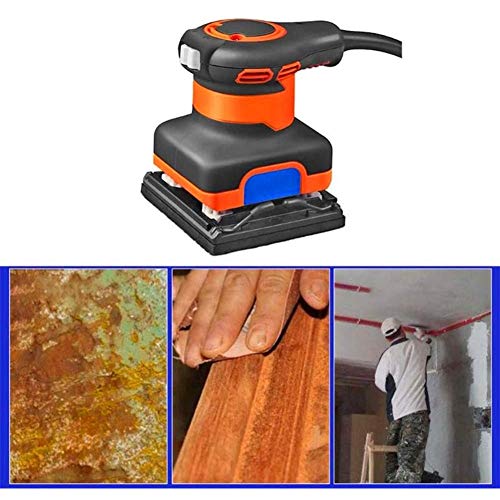 Lijadora Random Orbital Sander, Orbit Sander Polvo Sellado conmutador Ideal for el Bricolaje Lijado Pulido de Madera decoración del hogar DIY de Trabajo