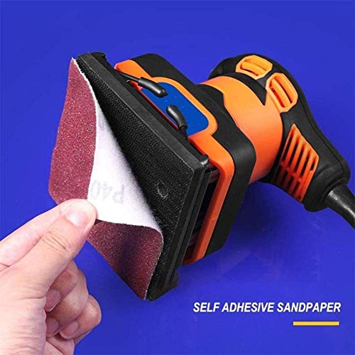 Lijadora Random Orbital Sander, Orbit Sander Polvo Sellado conmutador Ideal for el Bricolaje Lijado Pulido de Madera decoración del hogar DIY de Trabajo