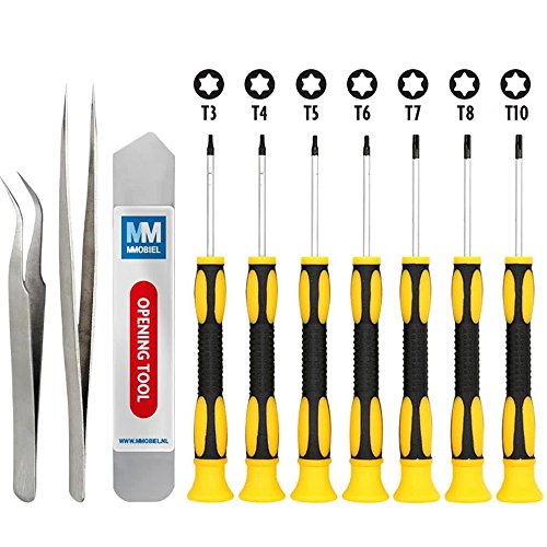 MMOBIEL 11 en 1 Kit Herramientas inclyendo Destornilladores y Pinzas para Reparación Movil Smartphones Tabletas