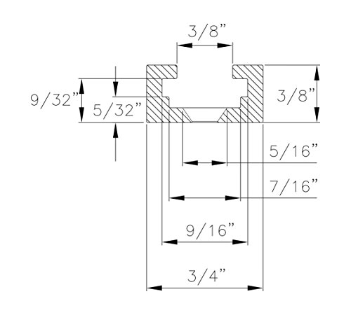 Powertec 71118 plomos split shot perfil Universal T-Track con orificios de montaje Predrilled (lote de 2), 24 "