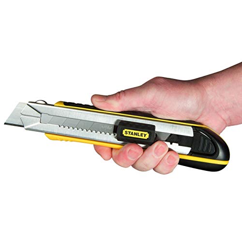 Stanley FatMax 0-10-486 Cúter FatMax 25mm, Negro, Amarillo